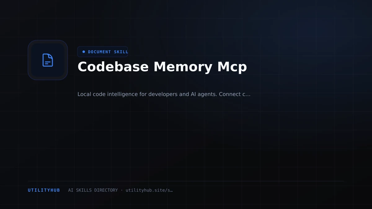 Visual setup and architecture guide for Codebase Memory Mcp