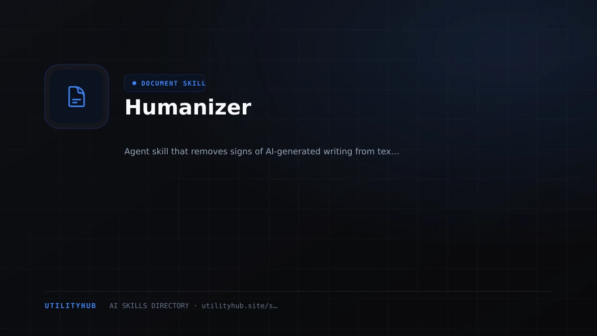 Visual setup and architecture guide for Humanizer