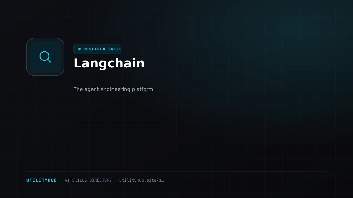 Visual setup and architecture guide for Langchain