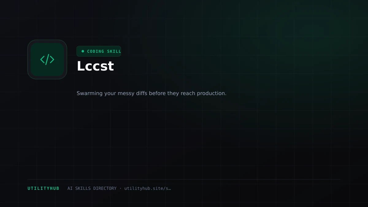Visual setup and architecture guide for Lccst