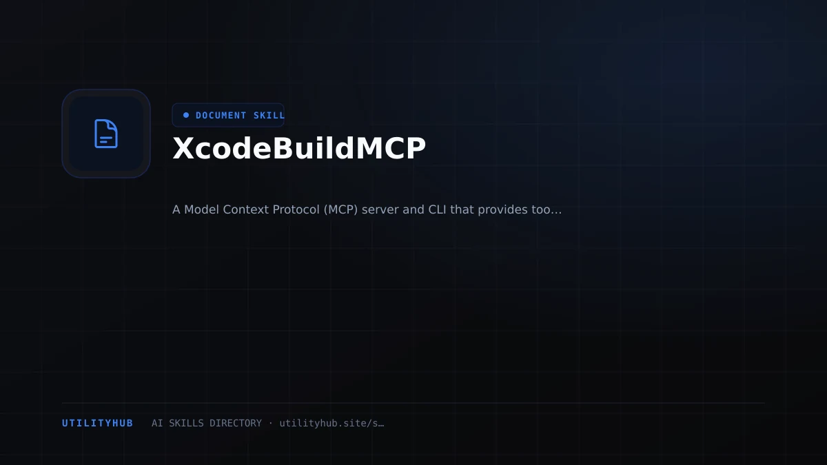 Visual setup and architecture guide for XcodeBuildMCP